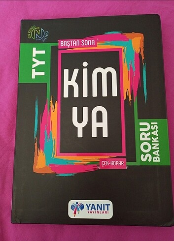 TYT KİMYA YANIT YAYINLARI BAŞTAN SONA