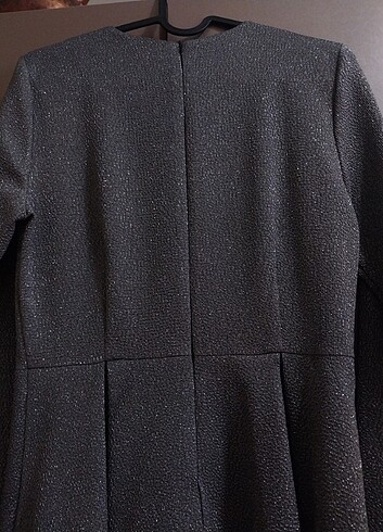 Gri Simli 38 beden Abiye - Görsel 6