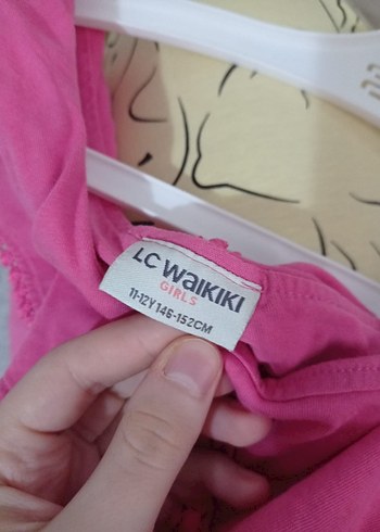 Pembe Kız Çocuk Fırfırlı Askısız Bluz - Görsel 4