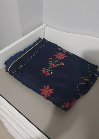 Klasik Nakışlı Siyah El İşi namazlık - Görsel 3