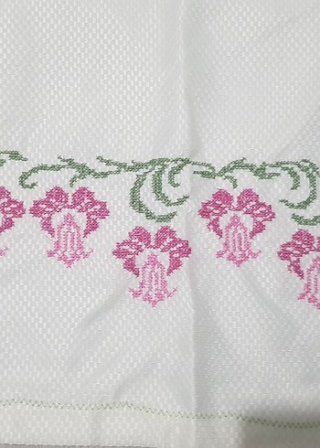 Nakışlı Beyaz namazlık - Görsel 2