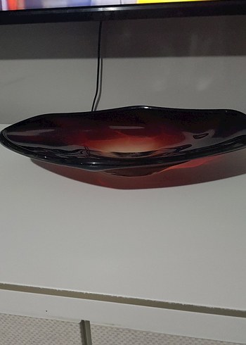 antika kristal  tabak - Görsel 2