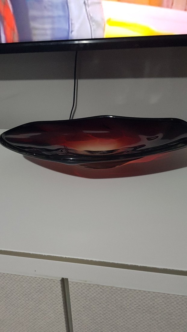 antika kristal  tabak - Görsel 2