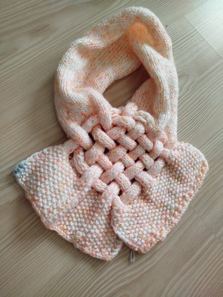 Bohem Çok Renkli Örgü çocuk atkı - Görsel 3