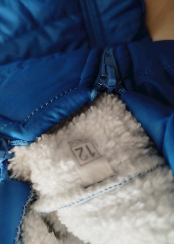 Mavi Kapüşonlu Bebek Kayak Tulumu - Görsel 7