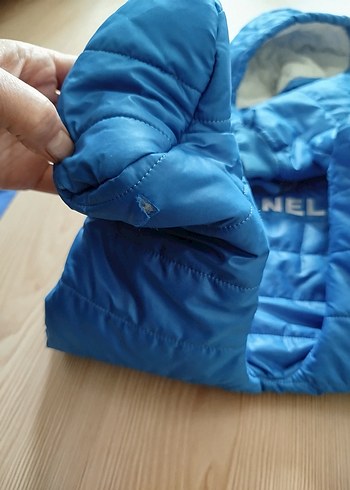 Mavi Kapüşonlu Bebek Kayak Tulumu - Görsel 9