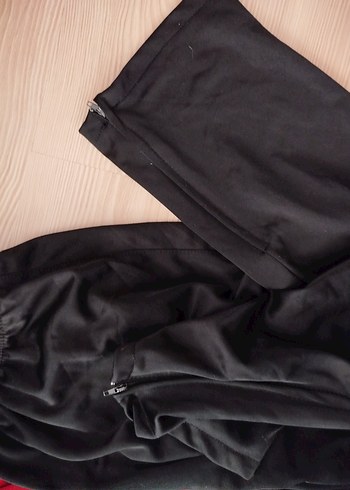 Kırmızı Siyah Fermuarlı Erkk Eşofman Takımı - Görsel 2