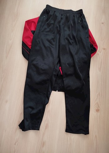 Kırmızı Siyah Fermuarlı Erkk Eşofman Takımı - Görsel 8