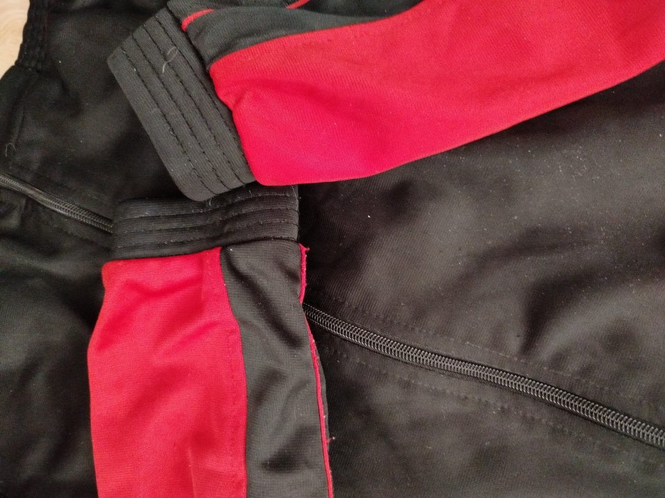 Kırmızı Siyah Fermuarlı Erkk Eşofman Takımı - Görsel 4