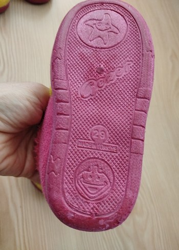 Nakışlı Bohem Kız Çocuk Sıcak Terlik - Görsel 5