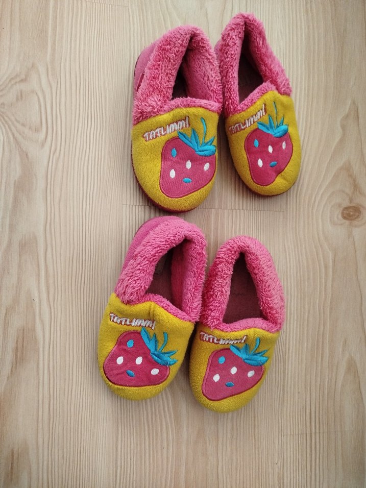 Nakışlı Bohem Kız Çocuk Sıcak Terlik - Görsel 3