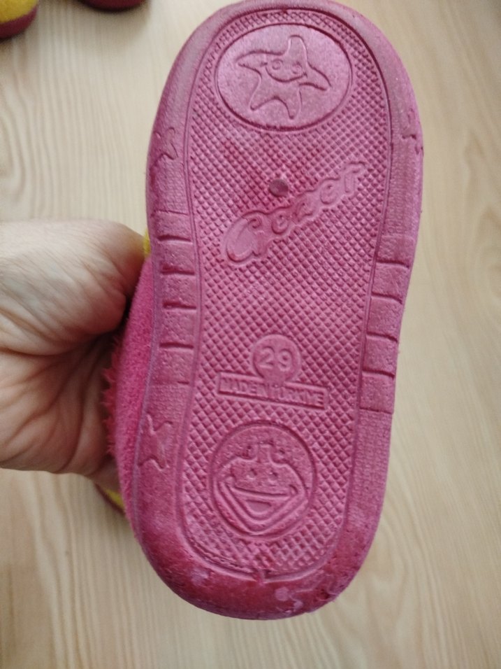 Nakışlı Bohem Kız Çocuk Sıcak Terlik - Görsel 5