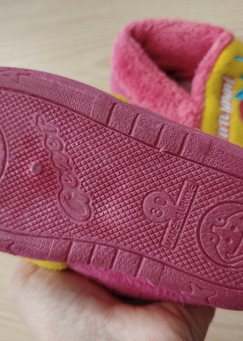 Renkli Nakışlı Kız Çocuk Ev Terliği - Görsel 5