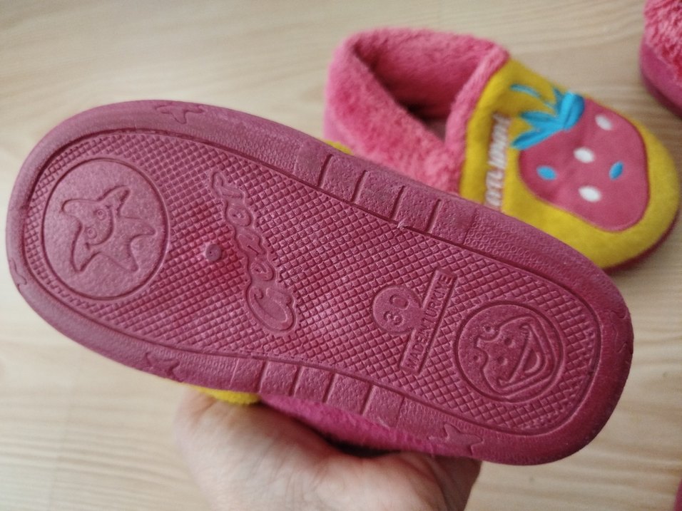 Renkli Nakışlı Kız Çocuk Ev Terliği - Görsel 5