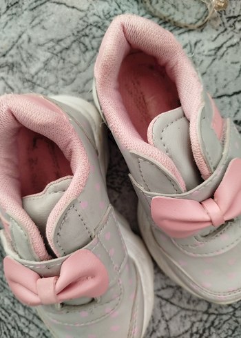 Fiyonklu Kız Çocuk Spor Ayakkabı - Görsel 4