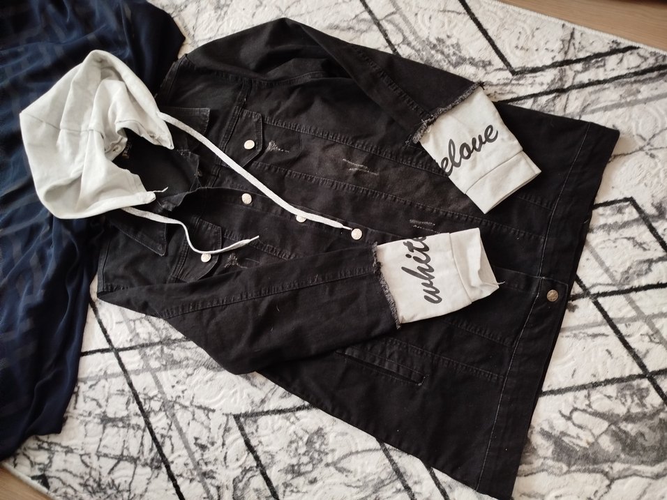 kot ceket kapşonlu - Görsel 4