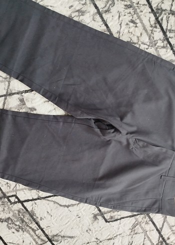 Gri Regular Fit Erkek Kemerli Pantolon - Görsel 2