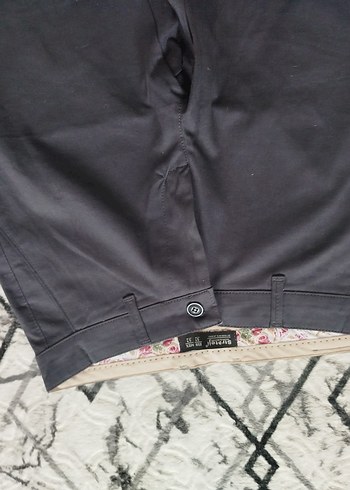 Gri Regular Fit Erkek Kemerli Pantolon - Görsel 3