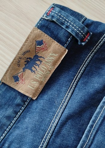 Mavi Düz Kesim Erkek Kot Pantolon - Görsel 9