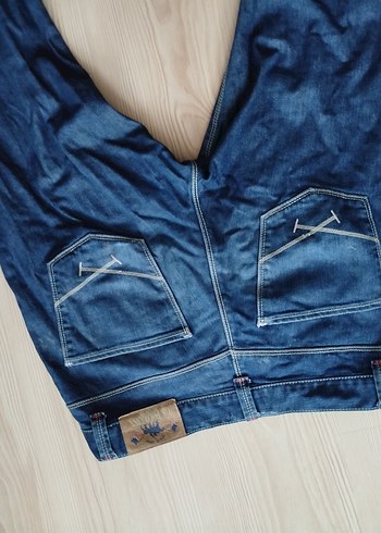 Mavi Düz Kesim Erkek Kot Pantolon - Görsel 5