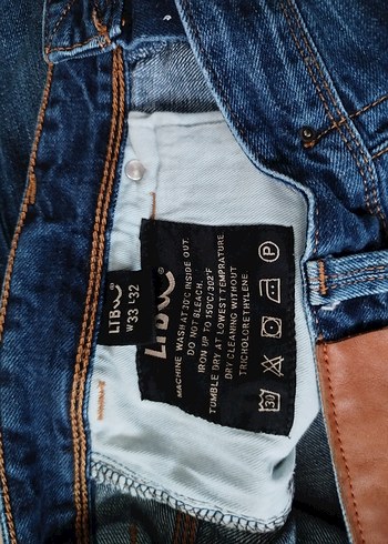 Mavi Düz Kesim Erkek Kot Pantolon - Görsel 11