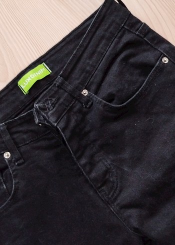 Düğmeli Gri Erkek Denim Jean - Görsel 5