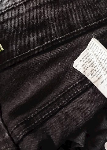 Düğmeli Gri Erkek Denim Jean - Görsel 8