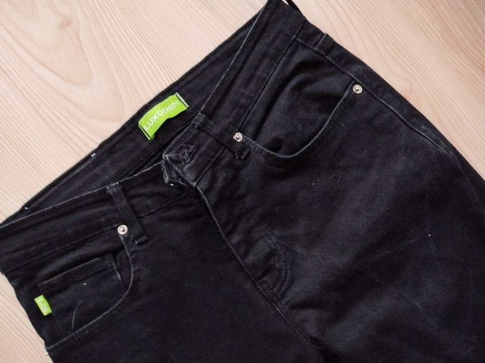 Düğmeli Gri Erkek Denim Jean - Görsel 5