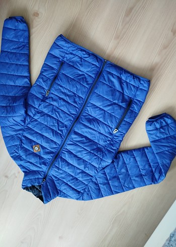 Erkek Çocuk Mavi Fermuarlı Mont - Görsel 6