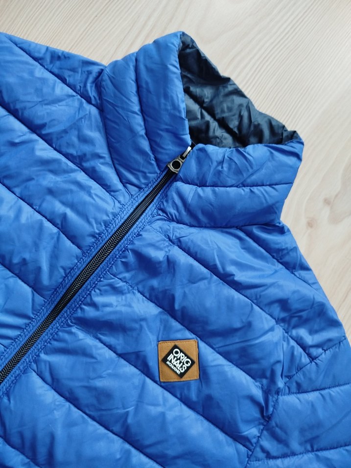 Erkek Çocuk Mavi Fermuarlı Mont - Görsel 3