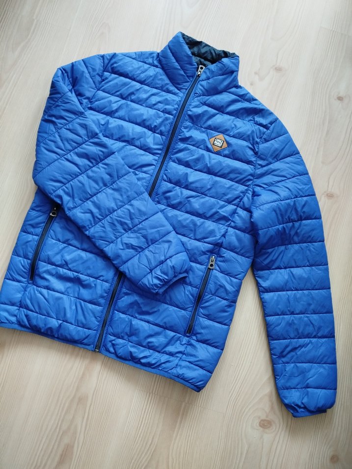 Erkek Çocuk Mavi Fermuarlı Mont - Görsel 2