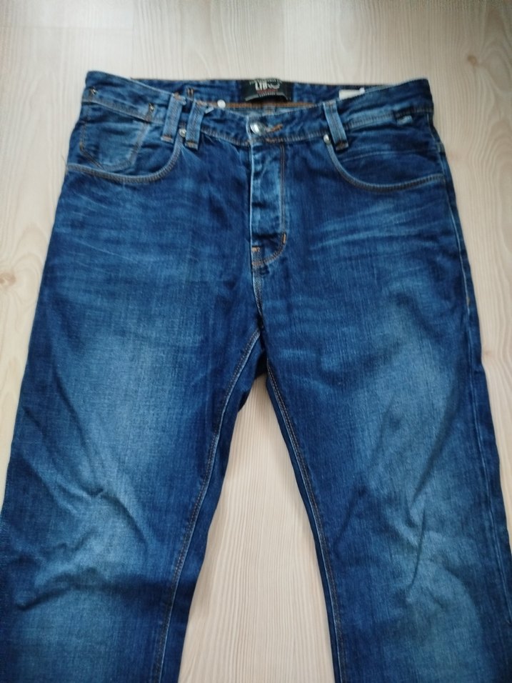 Erkek Lacivert Bol Kesim Denim Pantolon - Görsel 3