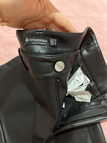 Stradivarius Deri pantolon