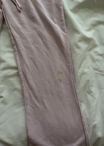 Düğmeli Pembe Pamuklu Kadın Kumaş Pantolon - Görsel 3