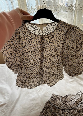 Düğmeli Bohem Mini Kadın Bluz - Görsel 2