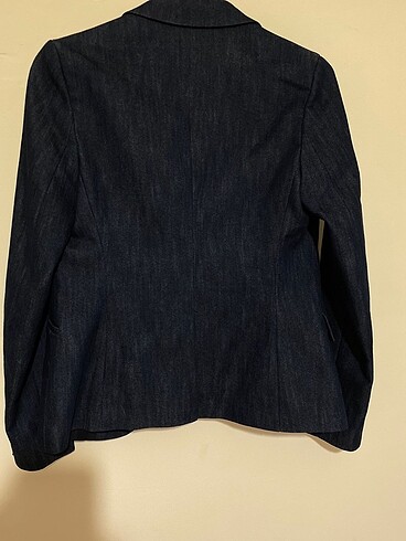xs Beden Mavi blazer kot ceket