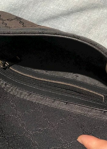 Manuka lacivert Deri Tokalı Kadın Omuz Çantası - Görsel 5