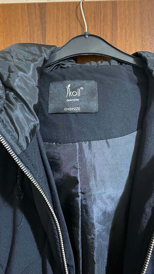 Gri Kapitone Fermuarlı Kadın Yelek - Görsel 2