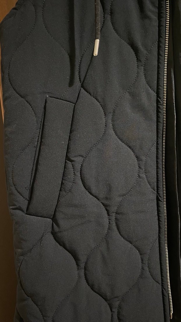 Gri Kapitone Fermuarlı Kadın Yelek - Görsel 3