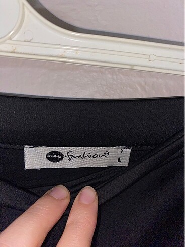 Siyah saten etek - Görsel 5