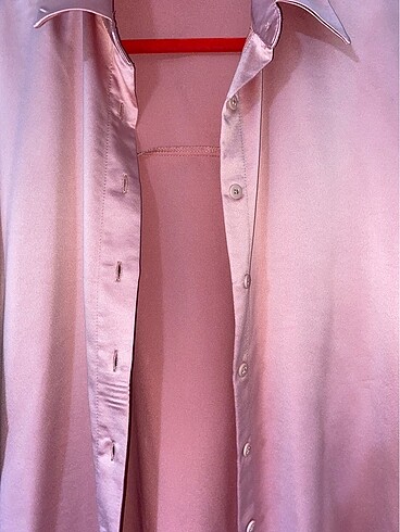 Saten görünümlü gömlek - Görsel 3