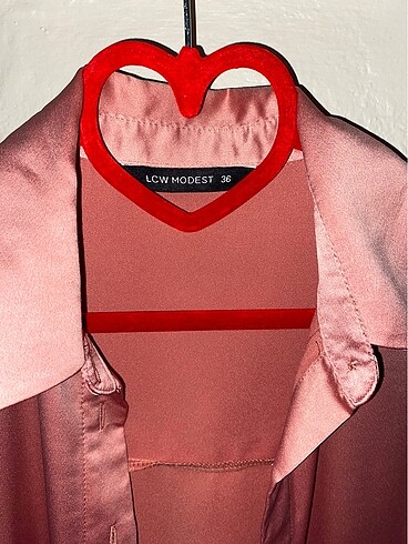 Saten görünümlü gömlek - Görsel 5