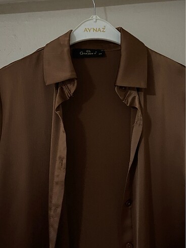 Saten gömlek - Görsel 5