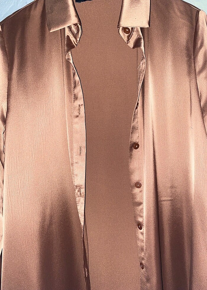 Saten gömlek - Görsel 4