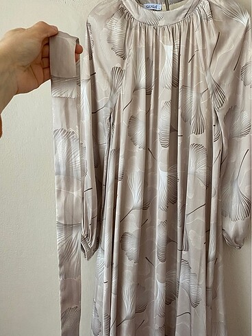 Saten elbise - Görsel 5