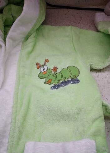 3 4 yaş bornoz - Görsel 6