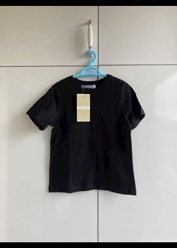 Zara Çocuklar için Siyah Düz tshirt
