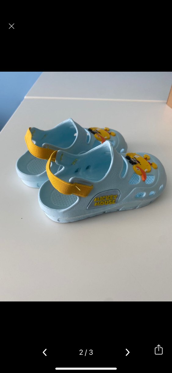 Mavi Baskılı Erkek Çocuk Terliği - Görsel 3