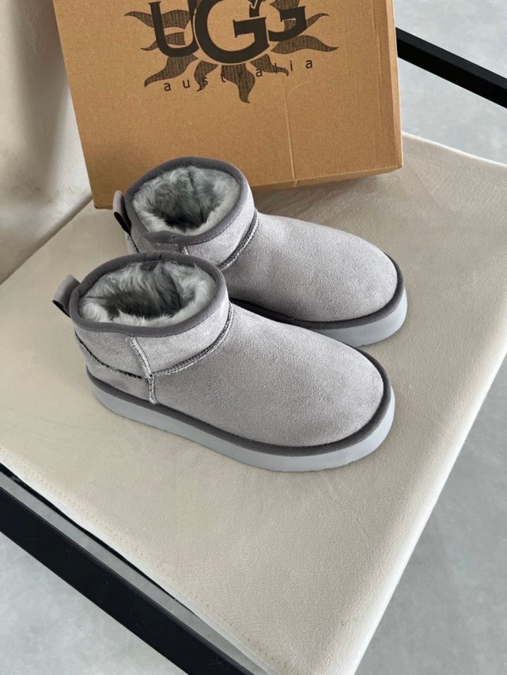 UGG BOT GRİ İTHAL - Görsel 3