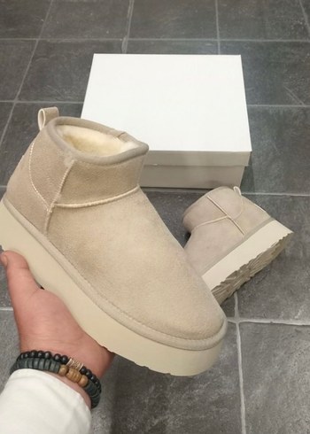 UGG BOT BEJ İTHAL - Görsel 3